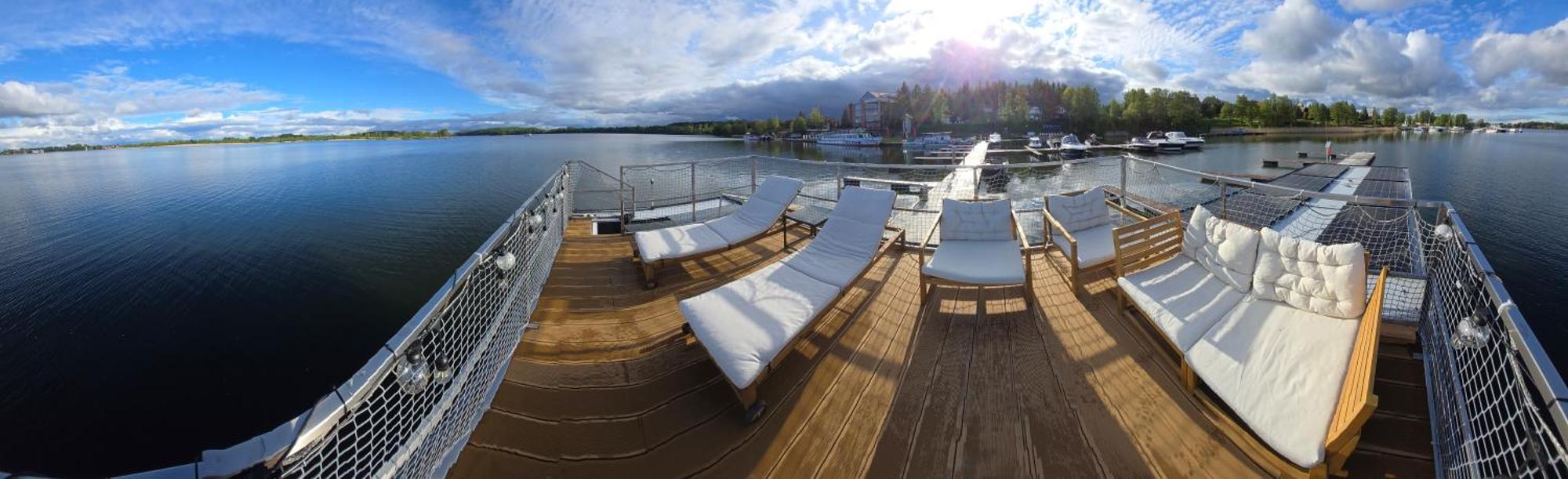 Domek Na Wodzie - Houseboat -Sauna, Taras Na Dachu, Dwie Sypialnie Mikołajki Exterior foto